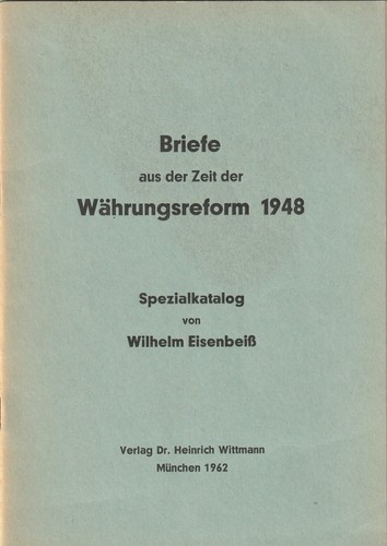 Wilhelm eisenbeiß briefe - eisenbeiß,