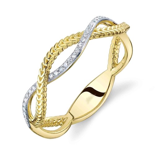 14k gelbgold geflochtene - 14k,