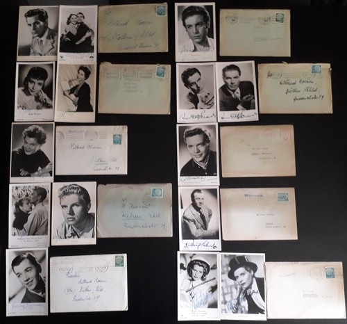 Autogrammkarten sammlung ufa - sammlung,
