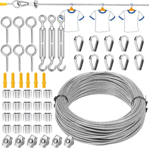 50m drahtseil kit 2mm - drahtseil,