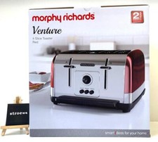Morphy Richards 240133 4 Schlitz Toaster Rot