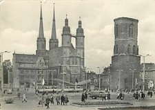 AK - Halle Saale - Marktplatz