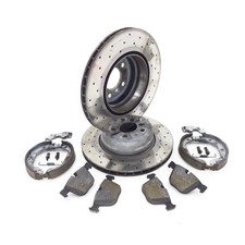 Bremsscheiben hinten Bremsbeläge BMW X6 F16 X5 F15 40D Zimmermann