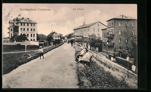 Cuxhaven nordseebad - ak, cuxhaven,