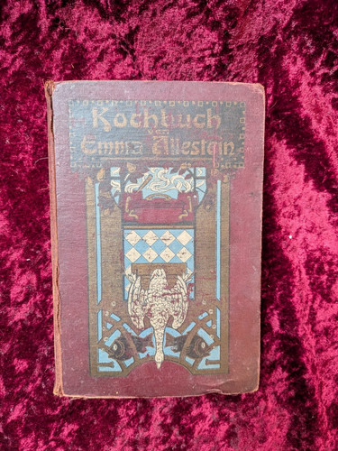Altes kochbuch emma - kochbuch, allestein