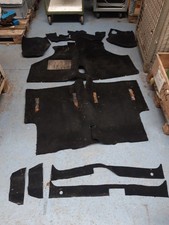 Austin Mini Cooper Rover Innocenti Teppich Komplett schwarz