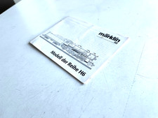 MARKLIN MODELL der REIHE H6