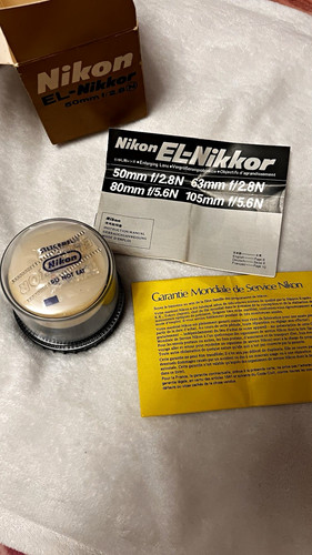 Nikon nikkor 50mm - el-nikkor,