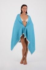 4-lagig Musselin Wellnesstuch, Hamamtuch, Strandtuch aus 100% Baumwolle