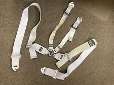 SCHROTH 4-PUNKT GURT SPORTGURT HOSENTRÄGERGURT SILBER GEBRAUCHT AP1803013 !!!!