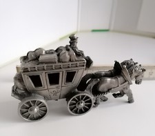 Zinnfigur Postkutsche Länge 9cm aus Sammlung Vitrinenmodell
