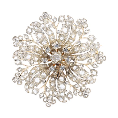 Antike bicolor brosche mit - bicolor,