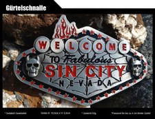 Gürtelschnalle Las Vegas Sin
