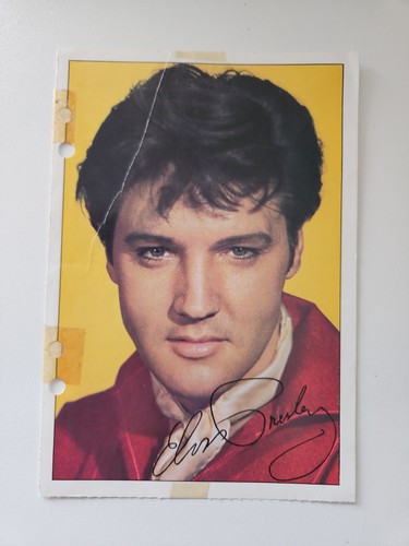 Elvis autogrammkarte bravo - -,