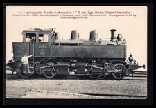 AK Dampflokomotive 2/2 x 2/2 gekuppelte Tender-Lokomotive I T 1910 (C1304