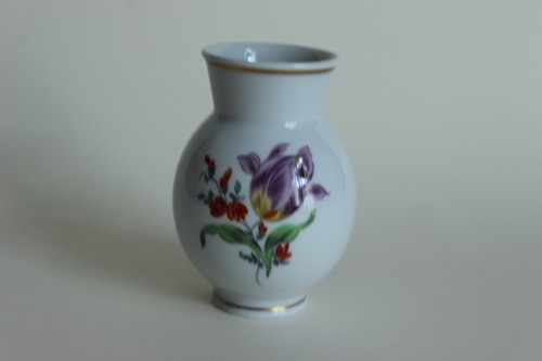 Meissen vase blumenmalerei - vase,