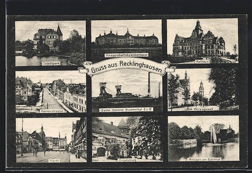 Recklinghausen zeche - recklinghausen,,