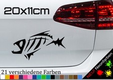 Autoaufkleber Fisch Piranha