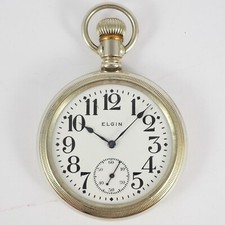 Elgin Taschenuhr - Gehäuse aus Nickel - USA - Alter um 1900