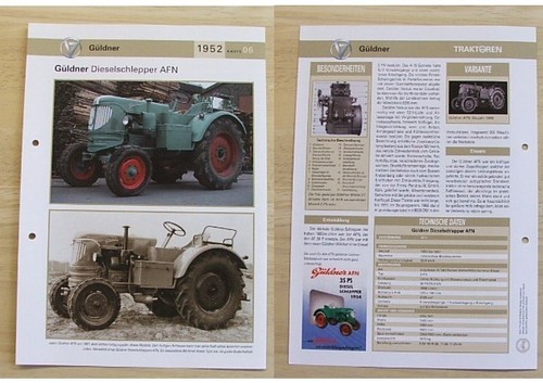 Güldner traktor schlepper afn - schlepper,