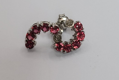 Rubin silberohringe diamant - silberohringe,