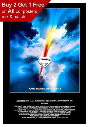 Superman 1978 filmplakat a4 - 1978,