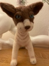 filz figuren handarbeit Nacktkatze