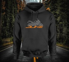 Hoodie für KTM Duke 125 Fahrer / Supermoto / T-Shirt / Auspuff / Gr: M - 3XL #25