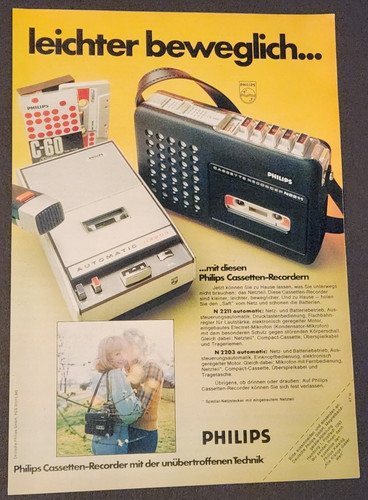Philips cassetten recorder - philips,