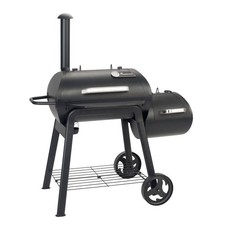 LANDMANN Smoker Holzkohle Grill BBQ Standgrill Räucherofen Grillwagen Räuchern
