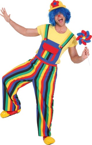 Clown spassmacher gestreifte - spassmacher,