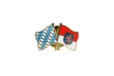 Bayern - Hessen Flaggen Pin