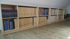 Regal Regalsystem Bücherregal Massivholz Kiefer natur flexibel & erweiterbar
