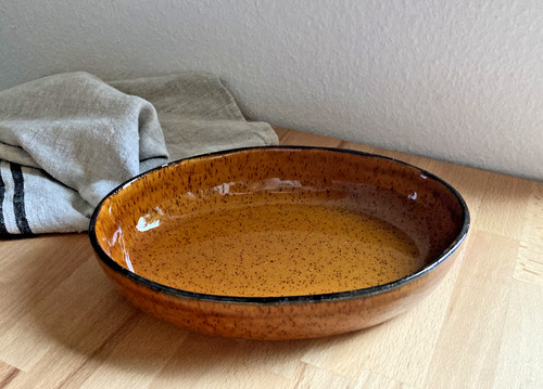 Vintage kleine auflaufform - auflaufform, von