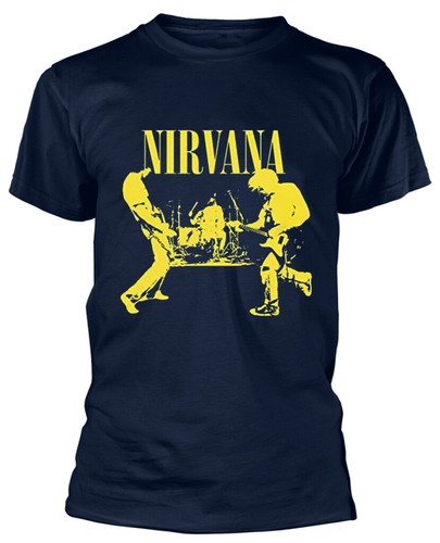 Nirvana stage t shirt - (blau), t-shirt