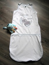 Sommer-Schlafsack m. Dumbo-Motiv + Greif-Spielzeug, 90cm lang