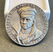 Münze Rittmeister Manfred FRHR V Richthofen Der Rote Kampf Flieger