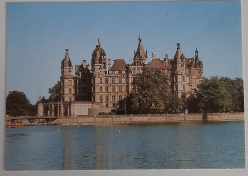 Ansichtskarte schwerin schloß - ansichtskarte,