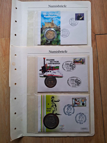 Numisbriefe posten lot - numisbriefe, posten/lot