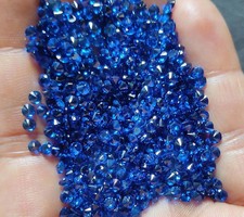 Natürlich Blauer Saphir 6 MM