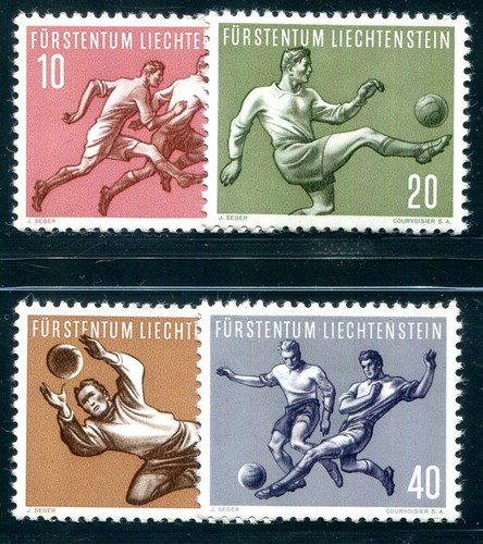 Liechtenstein 1954 322 325 - liechtenstein, 322-325