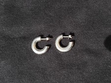 Schöne Titan Creolen Ohrringe Titanschmuck 