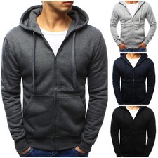 Herren Kapuzenpullover Zipp