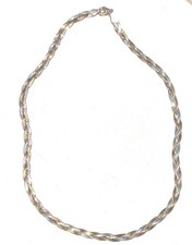 Halskette Choker Flechtgewebe