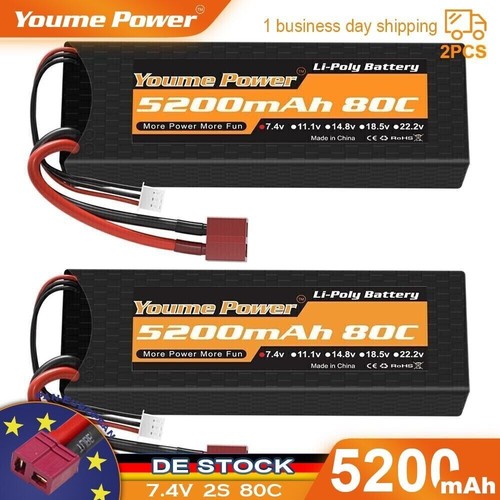 Stück 2s 5200mah 80c - 2s,