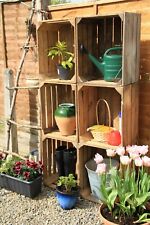3 Stück ALTE RUSTIKALE OBSTKISTEN HOLZKISTEN WEINKISTEN APFELKISTEN REGAL TISCH