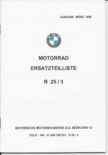 Ersatzteile liste bmw - ersatzteile-liste, r