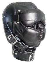 BDSM Leder Kopfmaske