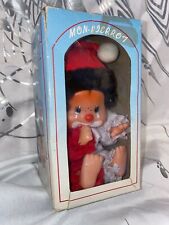 MONCHHICHI CLOWN MON-PIERROT Figur Monchichi *OVP* *Rarität* *w158*