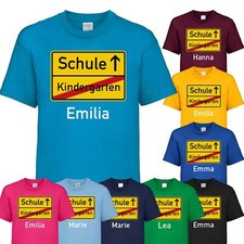 T-Shirt Schulkind mit Namen